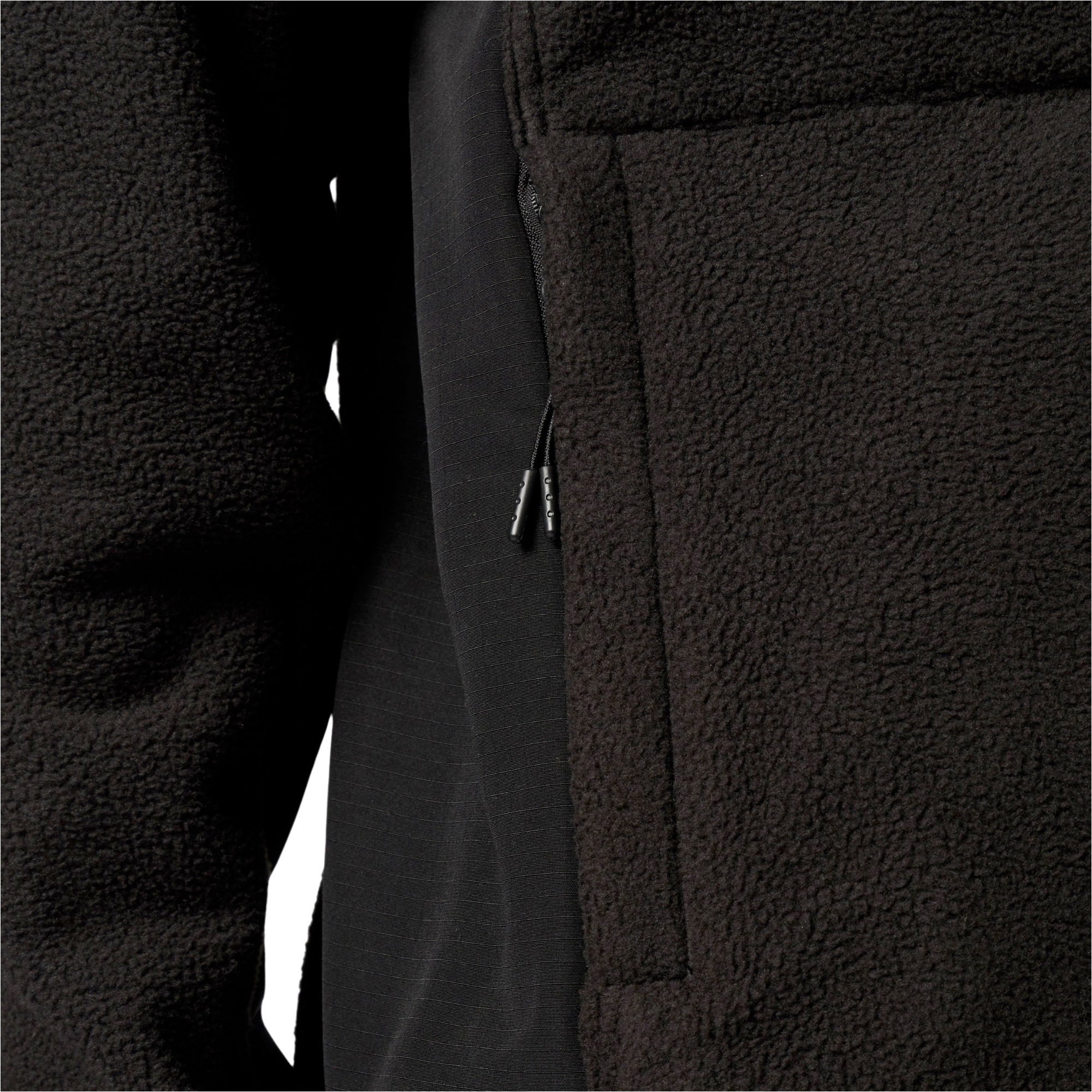 2026 Mystic Mens DTS Fleece Zip Thru Sweat 35104.260100 - Black